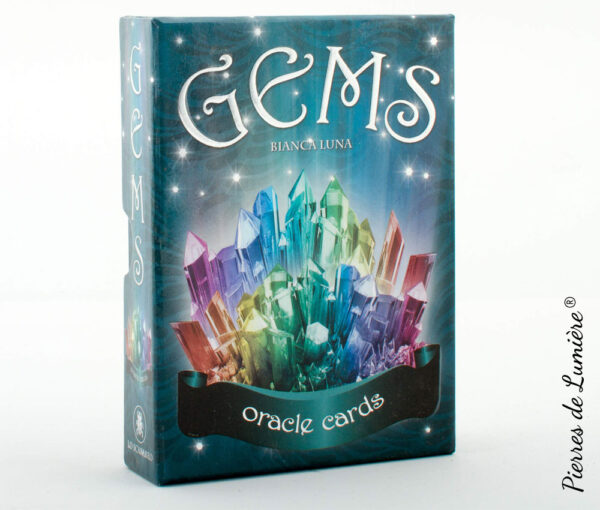 Gems Oracle Cards , Lumière, tarots, lithothérapie, bien-être, ésotérisme, oracles, livres, librairie, pendules, pierres roulées