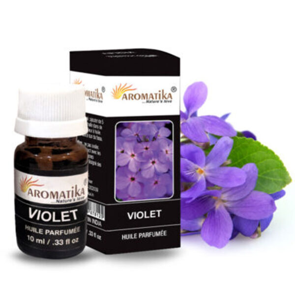 Huile Parfumée Aromatika Violette - Pierres de Lumière