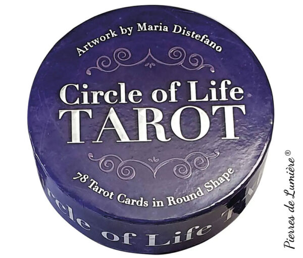 Tarot Cercle de Vie : 78 cartes de tarot en forme de cercle - Pierres de Lumière