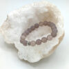 bracelet en agate naturelle grise dans géode Pierres de Lumière