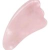 Gua Sha Palme en Quartz Rose