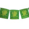 Drapeaux de prière tibétains Tara Verte