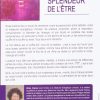 Splendeur des lettres - Splendeur de l'être