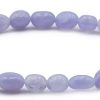 Braclet calcédoine bleue