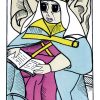 Sweet tarot de Marseille la papesse