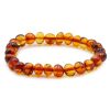 bracelet ambre cognac