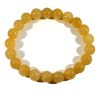Bracelet élastique calcite orange