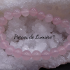 Bracelet en quartz rose