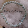 Bracelet perles facettées 5 mm Larimar
