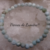 Bracelet perles facettées 5 mm Larimar
