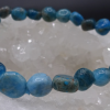 Bracelet Apatite bleue nuggets