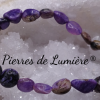 Bracelet charoïte nuggets