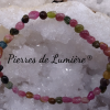 Bracelet nuggets tourmaline melon d'eau