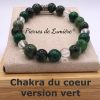 bracelet Chakra du coeur vert