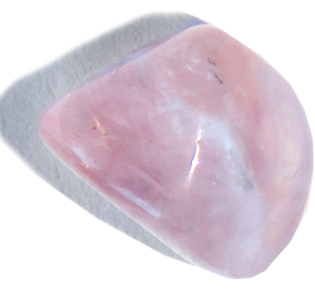 Pierre roulée de quartz rose