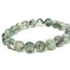 BRACELET 4 MM AGATE MOUSSE CLAIR
