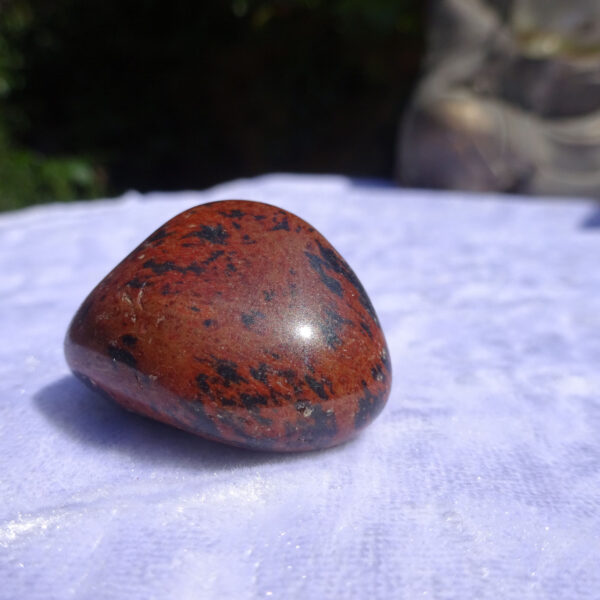 Obsidienne acajou pierre roulée