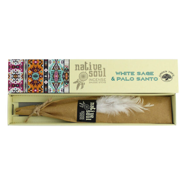 Encens Green Tree Native Soul Sauge Blanche & Palo Santo