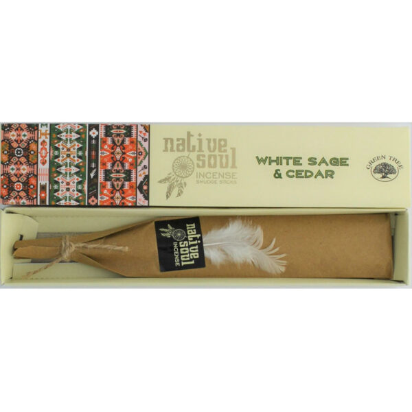 Encens Green Tree Native Soul Sauge Blanche et Cèdre