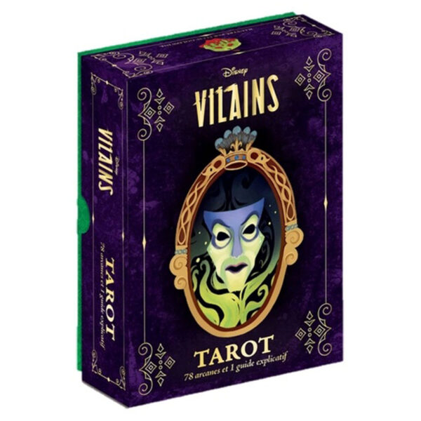 Tarot Disney Vilains - Coffret avec 78 arcanes et 1 guide explicatif - Pierres de Lumière