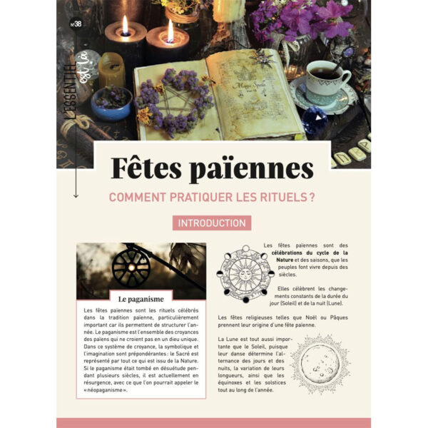 Fêtes païennes (dépliant) Comment pratiquer les rituels ? -Pierres de Lumière