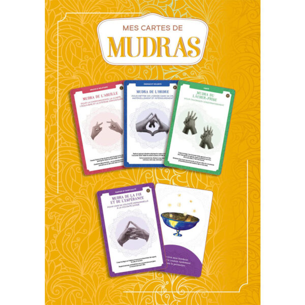 Mes cartes de Mudras - 58 positions de yoga des mains pour améliorer ma santé et mon bien-être - Pierres de Lumière