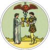 Tarot original 1909 - Cartes rondes - Pierres de Lumière
