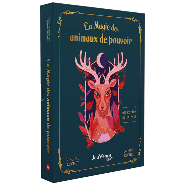 La Magie des animaux de pouvoir : 40 cartes et un livret - Pierres de Lumière