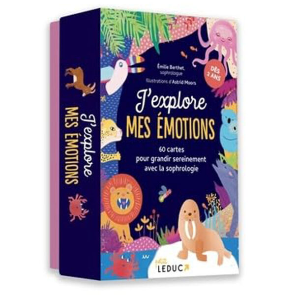J'explore mes émotions : 60 cartes pour grandir sereinement avec la sophrologie - Pierres de Lumière