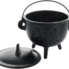 Chaudron en Fonte Noir - Diamètre 12 cm - Pierres de Lumière