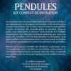 Coffret Pendule - Kit complet de divination - Pierres de Lumière
