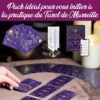 Tarot de Marseille + Livret & E-Book de 196 Pages - Pierres de Lumière