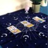 Nappe de Divination Bleue 60 x 60 cm - Pierre de Lumière