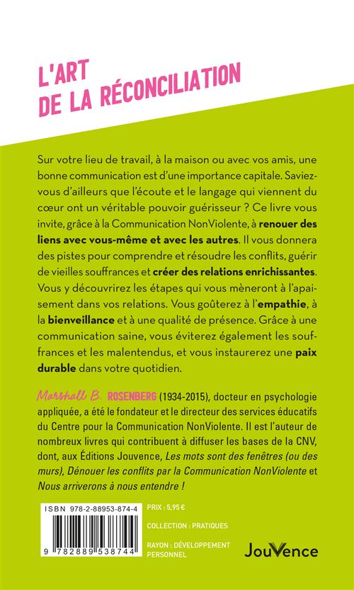 L’art de la réconciliation - Pierres de Lumière