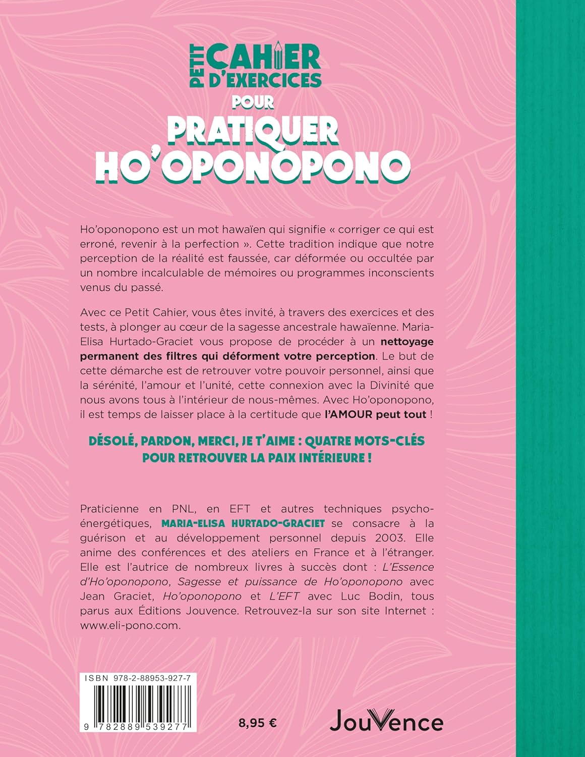 Petit cahier d’exercices pour pratiquer Ho’oponopono - Pierres de Lumière