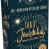 Tarot Journaling - Jeu de Cartes introspectif - 78 Cartes de Questions & 15 Cartes de Conseils - Vidéo d’Explication - Boite Rigide - Pierres de Lumière