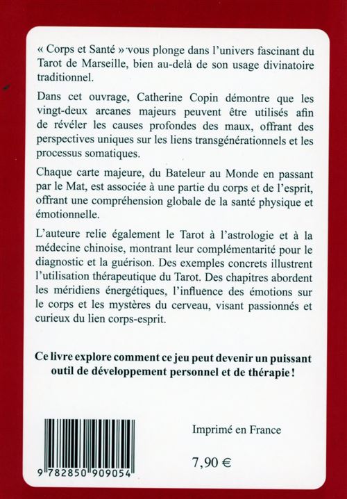 Tarot de Marseille – Corps et Santé – Décryptage médiumnique pour écouter les messages du corps - Pierres de Lumière