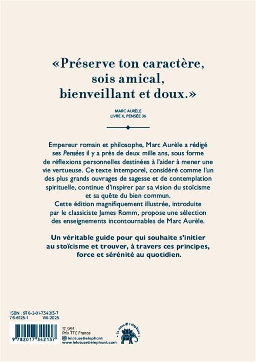 Les pensées illustrées de Marc Aurèle - Pierres de Lumière