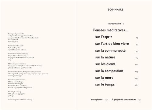 Les pensées illustrées de Marc Aurèle - Pierres de Lumière