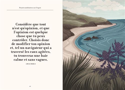 Les pensées illustrées de Marc Aurèle - Pierres de Lumière