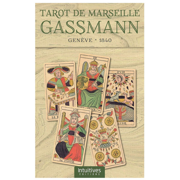 Tarot de Marseille Gassman Genève 1840 et son coffret historique - Pierres de Lumière