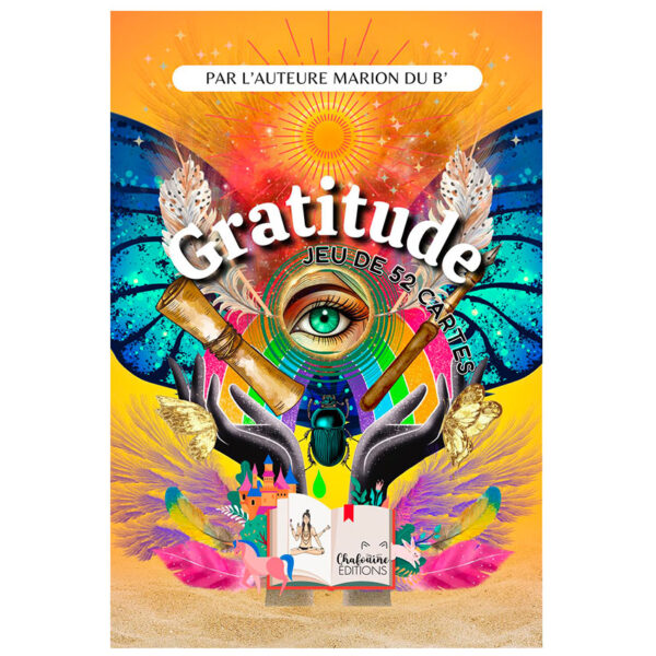 Jeu de 52 cartes Gratitude de Marion Du B’ pour le bien-être intérieur - Pierres de Lumière