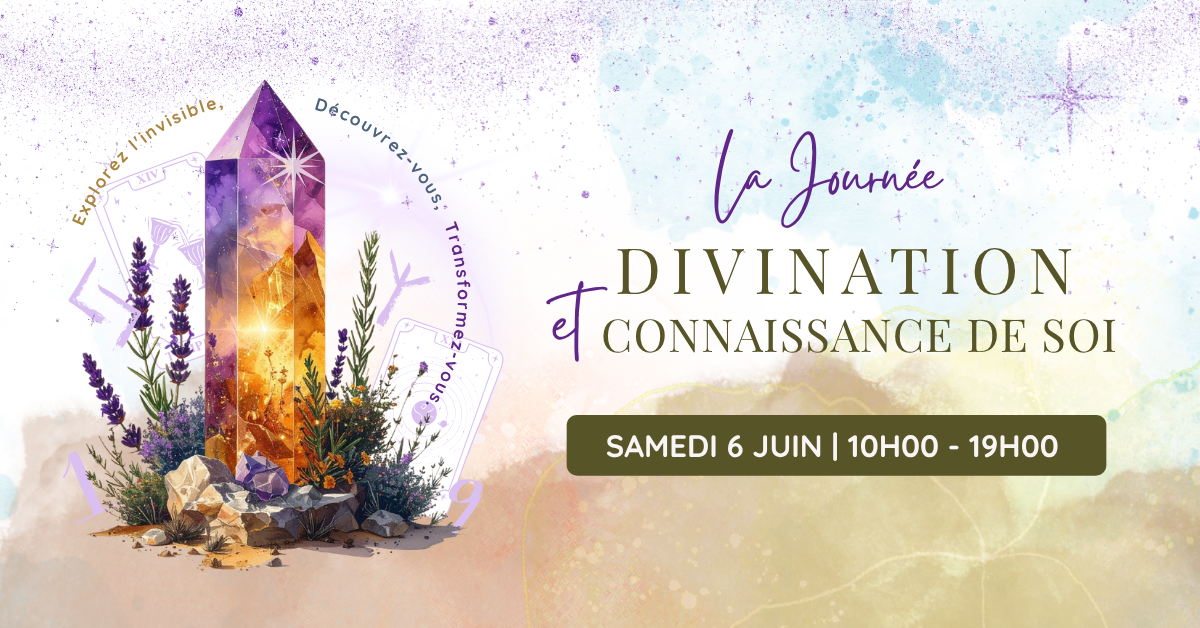 Journée Divination et Connaissance de Soi, Pierres de Lumière Saint Andiol le 6 juin 2026 Journée Divination et Connaissance de Soi, Pierres de Lumière Saint Andiol le 6 juin 2026