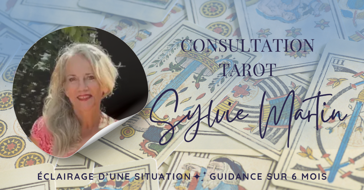 Sylvie Martin couv Sylvie Martin consultations tirage de tarots, éclairage ou guidance de 6 mois - Pierres de Lumière Saint Andiol