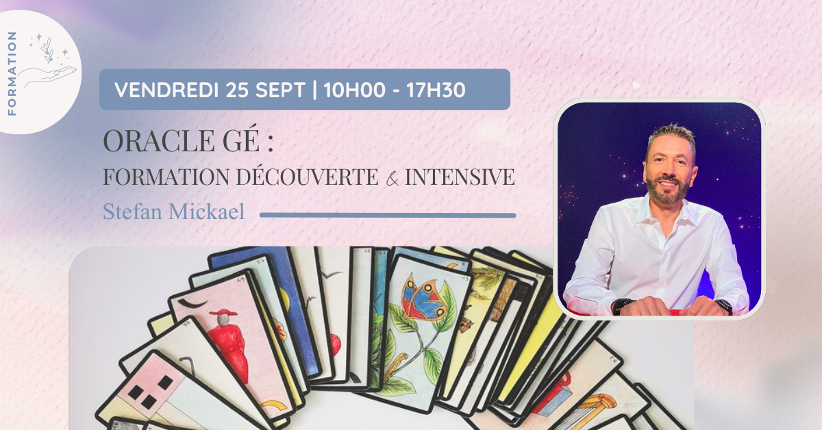 43 Atelier Thierry de Saint Aubin - initiation au tirage : tarot ou 32 à vous de choisir - Pierres de Lumière